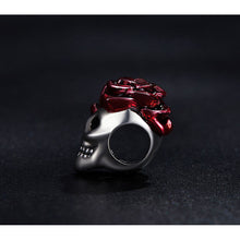 Rose & Skull Bead