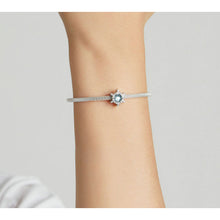 Moonstone Snowflake Bead Charm 