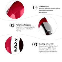 Elegant Red Murano Glass Bead