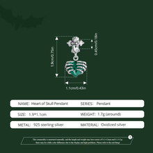 Heart Of Skull Pendant