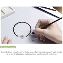 Mystery Eye Leather Bracelet