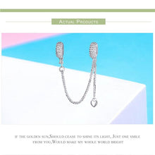 Safety Chain With Heart-shaped Pendant