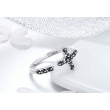Faith Cross Adjustable Ring