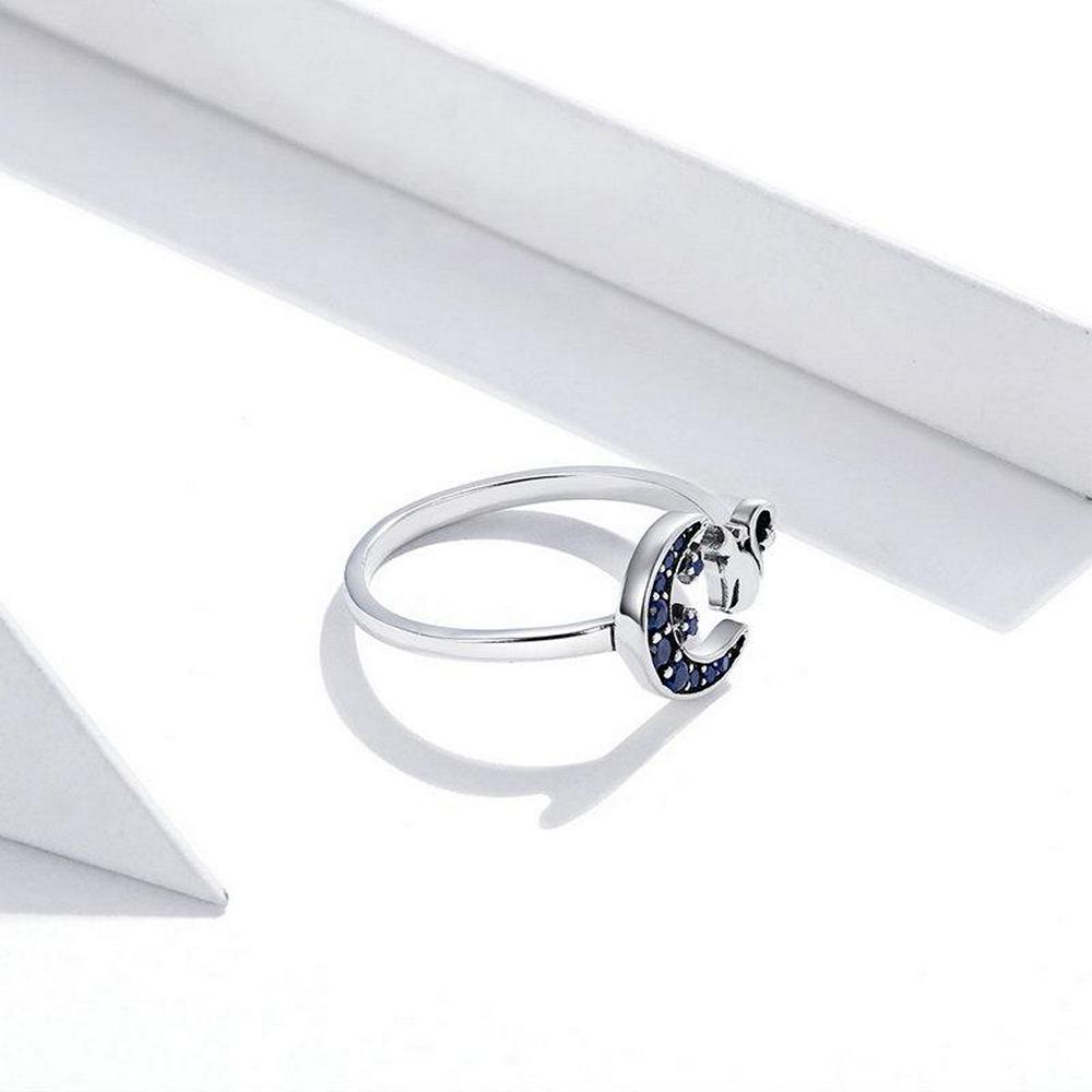 Moon & Cat Ring Adjustable