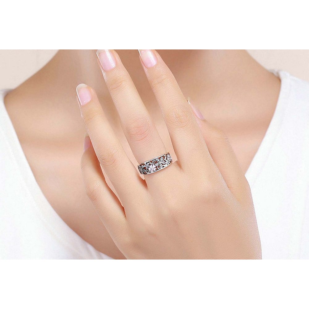 Daisy Flower & Infinity Love Ring