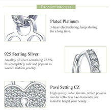 Women's Heart & Key Earrings