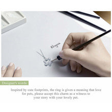 Animal Footprints Dog Cat Footprints Necklaces