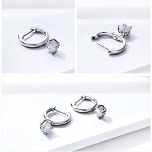 Round Earrings Zircon