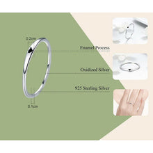 Round Ring Simple Heart Engrave