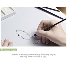 Round Ring Simple Heart Engrave