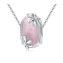 Spring Flowers Pink Murano Glass Beads