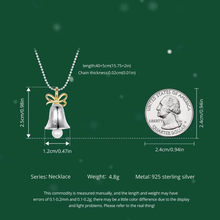 Snowflake Bell Necklace