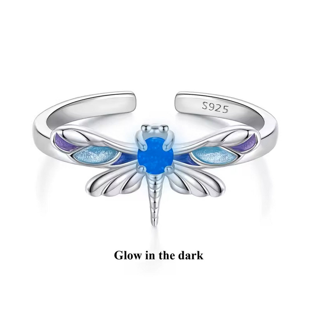 Luminous Dragonfly Ring