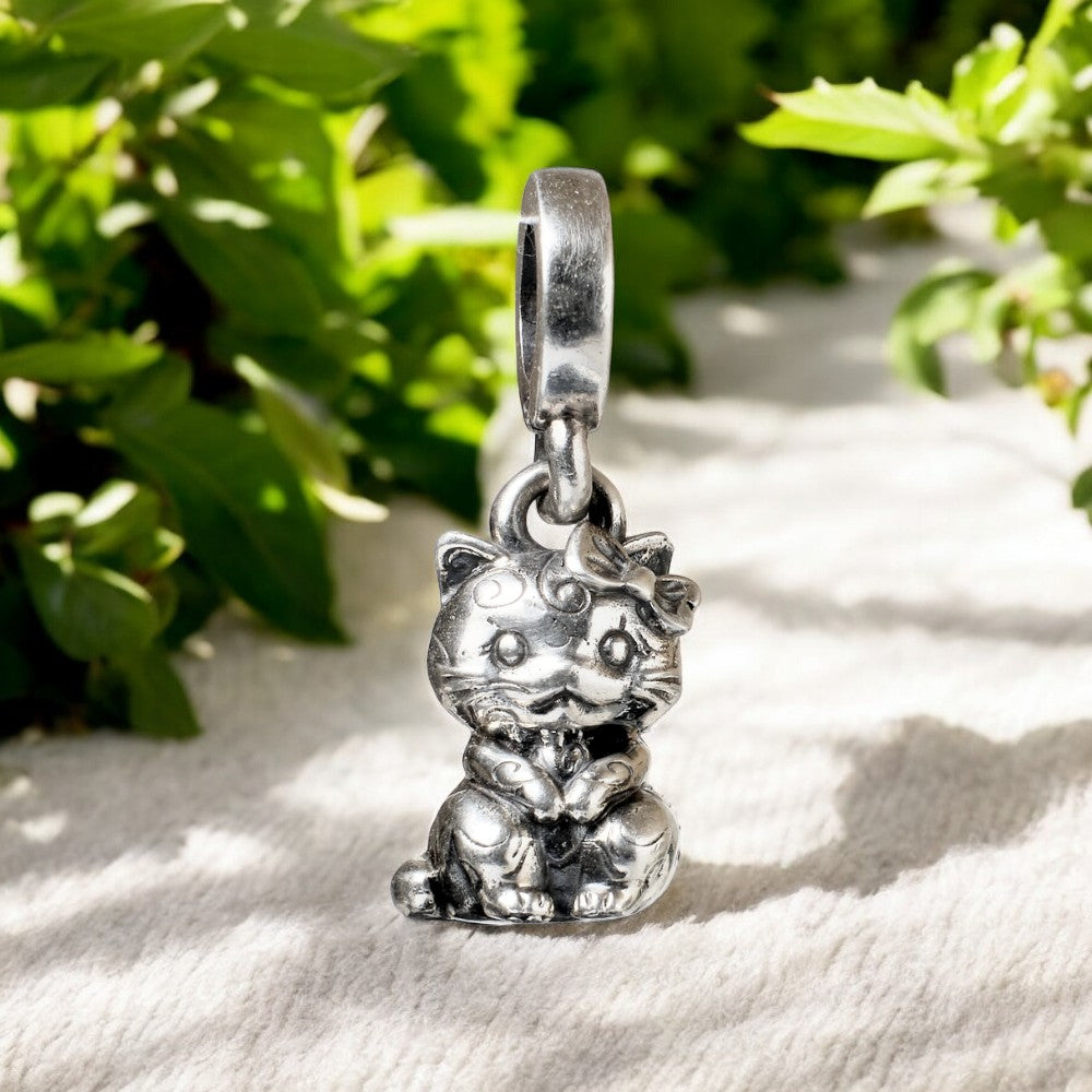 Cute Kitty Charm Bead