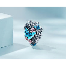 Heart & Butterfly Bead
