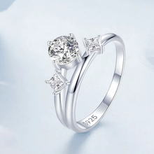 Sparkling Zircon Ring