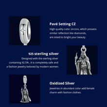 Wand-wielding Grim Reaper Pendant