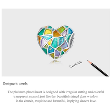 Charm Colorful Love Window