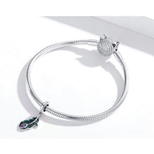 Charm Peacock Feather