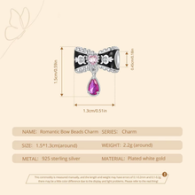 Romantic Bow Beads Charms