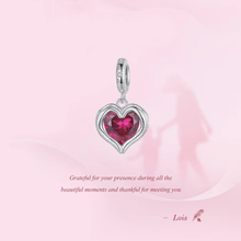 Forever Love Heart Charm