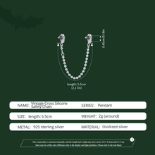 Vintage Cross Silicone Safety Chain