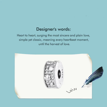 Heart Positioning Buckle Clip Charm