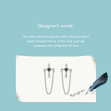 Chain Cross Stud Earrings