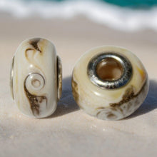 Sea Sand Set of 2 Beads Small