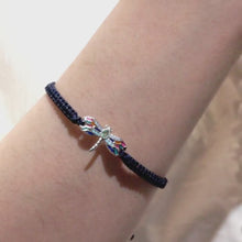 Dragonfly Charm Rope Bracelet