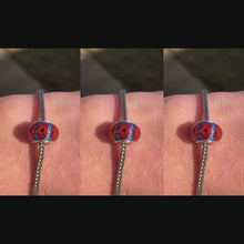 Blue Poppies Beads Charms