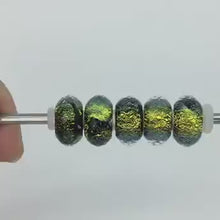 Green Faceted Colorful 1pcs