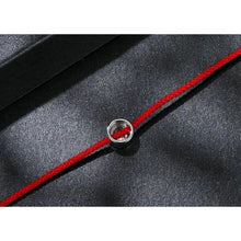 Sparkling Moissanite Red Rop Chain Bracelet