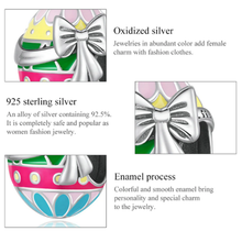 Charm Easter Egg With Bow