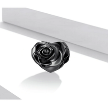 Love Black Rose Bead Charm