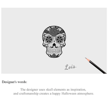 Halloween Scull Charm