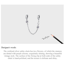 Vintage Flower Safety Chain