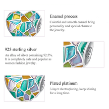 Charm Colorful Love Window