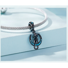 Witch Cat Pendant Charms Beads