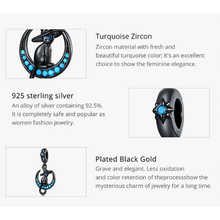 Witch Cat Pendant Charms Beads