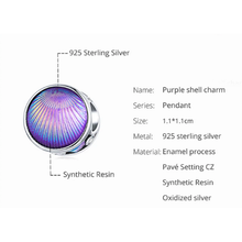 Purple Dream Shell Charm