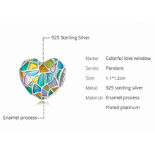 Charm Colorful Love Window