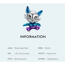 Colorful Flying Dragon Charms