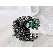 Dark Moonlight Rose Charm