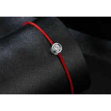 Sparkling Moissanite Red Rop Chain Bracelet