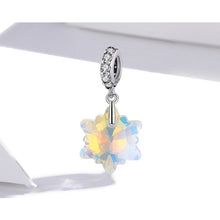 Sparkling Crystal Snowflake Charm
