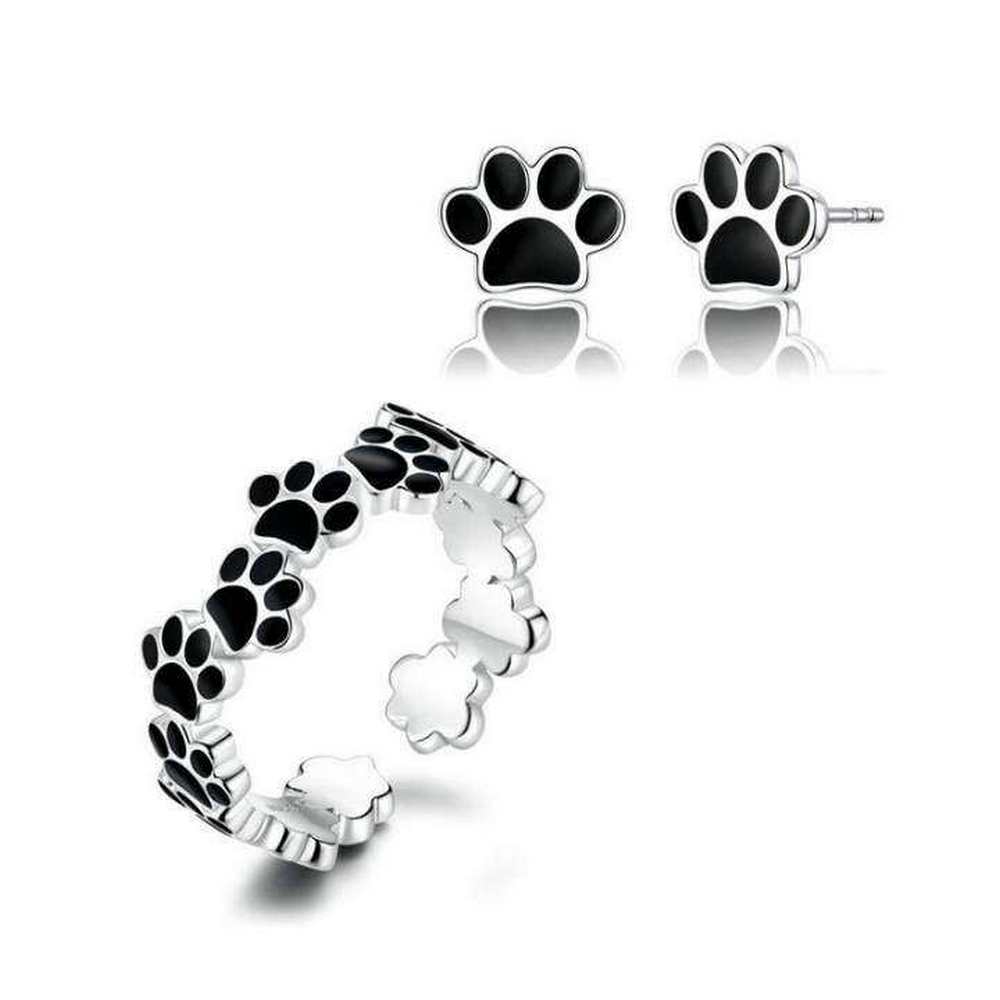 Cute Paws Jewelry Set