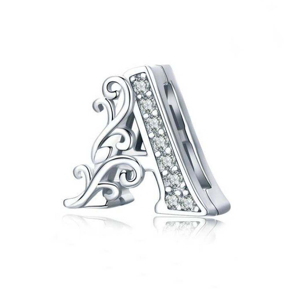 Letter A Clip Beads Charms Fit Reflexions Bracelets