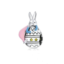 Charm Easter Miss Rabbit Egg Colorful