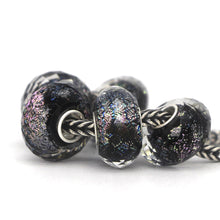 Faceted Colorful Foil Charm 1pcs